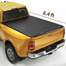 6.4ft 6.5ft Bed Tonneau Cover Soft Roll Up For 02-24 Dodge Ram 1500 2500 3500