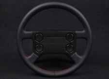 Volkswagen Scirocco Steering Wheel Golf Rabbit Gti Mk1 Mk2 Vw Oem Leather Red