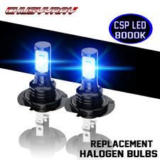 H7 Ice Blue 8000k Super Bright 8000lm Led Headlight Bulbs Kit High Or Low Beam