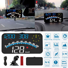 Car Digital Gps Speedometer Heads Up Display Hud Mphkmh Overspeed Warning M2i5