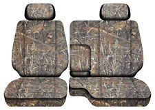 Camouflage Seat Covers Fits 1989 To 1994 Toyota Pickup 6040 Bench With Armrest