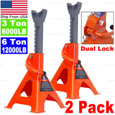 3t 6t Heavy Duty Jack Stands With Dual Locking For Car Truck Tire Change Lift