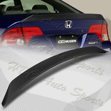 For 2006-2011 Honda Civic Sedan W-power Primer Black Rear Trunk Lid Spoiler Wing