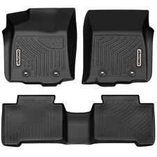 Oedro Floor Mats Liners For 2018-2023 Toyota Tacoma Double Cab Tpe All Weather