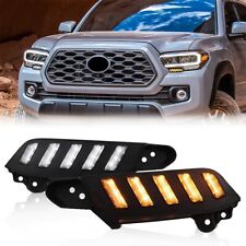 Drl For Tacoma 2016-2023 Pickup Led Daytime Running Fog Lights With Turn Signal