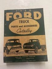 1960 Ford Truck Parts Accessories Catalog Manual Oem Factory