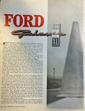 Road Test 1963 Ford Galaxie 500-xl Illustrated