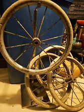 Vintage Wire Spoke Rubber Stroller Wheels 9 12 Salvage Art