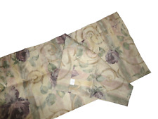 Croscill Chambord Cassis Amethyst Sage Floral 1 Tailored Valance 17x85