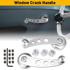 2x Aluminum Billet Manual Window Crank Handle Winders Car Truck Glass Door
