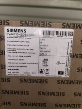 Siemens 3va4110-4ed34-0aa0 Circuit Breaker 3va4 Ul Frame 125 Factory New In Box