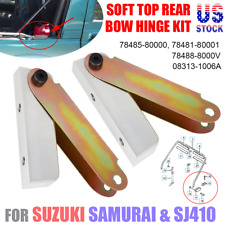For Suzuki Samurai Sj410 Soft Top Rear Bow Hinge Hardware Full Kit Both Sides