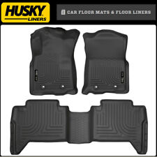 Husky Liners Weatherbeater Floor Mats For 2018-2023 Toyota Tacoma Double Cab