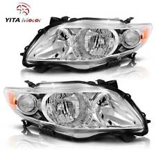 For 2009-2010 Toyota Corolla Headlights Headlamps Replacement Leftright 09-10