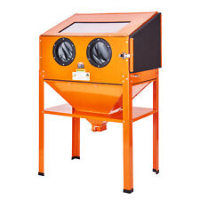 Vevor 60 Gallon Sand Blasting Cabinet With Stand With Blasting Gun 4 Nozzles