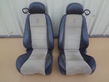 2003 - 2004 Mustang Svt Cobra Front Seat Set Parchment Insert Oem Sku D03