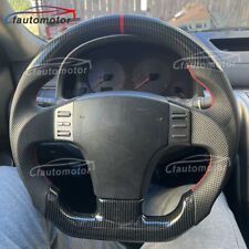 Hydro Dip Carbon Fiber Flat Sport Steering Wheel Fits 04-07 Infiniti G35 Gx35