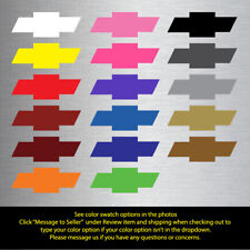 Chevrolet Bowtie Bold Custom 1-color Vinyl Decal Stickers Set Of 5