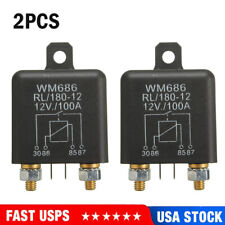 12v 100amp 4-pin Heavy Duty Onoff Switch Split Charge Relay For Auto Boat Van