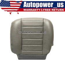 For 2003 2004 2005 06 2007 Hummer H2 Driver Side Bottom Leather Seat Cover Gray