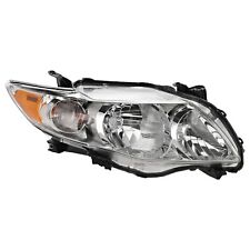 Headlight Right With Chrome Housing For 2009-2010 Toyota Corolla Base Ce Le Xle