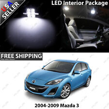 Mazda Speed 3 Ms3 Sedan 4 Door White Led Smd 12v Interior Light Bulb Package Set