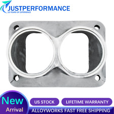 T6 Stainless Steel Ss Turbo Transition Flange Dual 2.5 3.640 X2.500