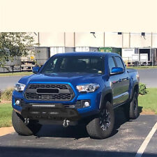 Stubby Steel Front Bumper W Led Light Bar For Toyota Tacoma 2016-2023 3rd Gen
