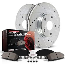 Powerstop K503 2-wheel Set Brake Discs And Pad Kit Front For 740 E38 7 Series