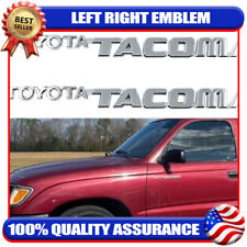 Chrome Silver Fender Door Emblem For Tacoma 1995-2004 Left Right Adhesive Badges