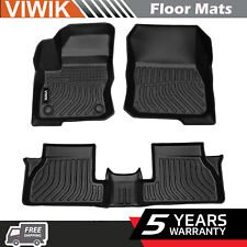 Floor Mats Liners For 2012-2018 Ford Focus Rubber All Weather Waterproof Black