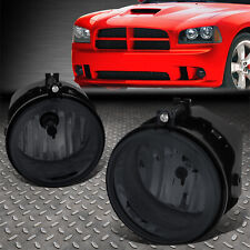 For 05-10 Dodge Challenger Charger Smoked Lens Bumper Driving Fog Light Lamps