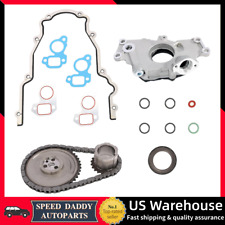 M295 Oil Pump Timing Chain Kit Timing Cover Gasket For Chevy Gmc 4.8l5.3l6.0l