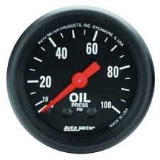 Auto Meter 2604 Z-series Mechanical Oil Pressure Gauge 2 116 0 - 100 Psi New