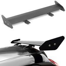 1x Aluminum Gt Style Primered Black Universal Rear Trunk Spoiler Racing Wing