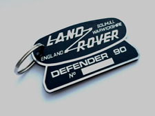 Land Rover Defender 90 Solihull Warwickshire England Acrylic Plastic Keyring