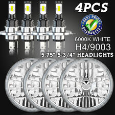 4pcs 5.75 5-34 Inch Led Headlights Hilo Beam For Ford Thunderbird Torino