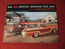 1957 Mercury Station Wagon Sales Brochure -original