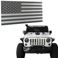 America Flag Front Mesh Grille Inserts Cover Fits 07-18 Jeep Wrangle Jk 24 Dr