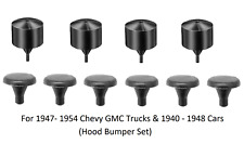 10 Rubber Hood Bumpers For 1940-55 Gm Gmc Sedan Fleetline Truck Pickup Etc