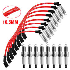10.5mm Performance Wires Spark Plugs For 2003-2008 Chevy Gmc V8 Ls1 5.3l 6.0l