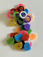 20pcs Key Capring Silicone Identifier Cover Color Coded Key Id Tags
