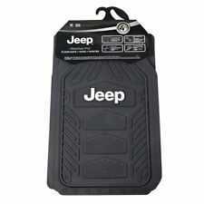 4 Piece Jeep All Weather Pro Heavy Duty Rubber Floor Mats Set Official Licensed