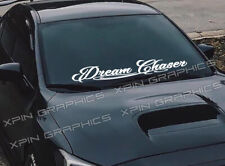 Dream Chaser Sticker Racing Vinyl Jdm Drift Euro Windshield Window Decal Banner