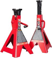 T46202-1 Torin Steel Jack Stands 6 Ton 12000 Lb. Capacity Red 1 Pair