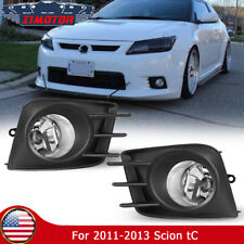 Pair Fog Lights For 2011 2012 2013 Scion Tc Clear Driving Bumper Lamps Wwiring