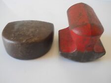 Vintage Auto Body Dolly Anvil Heel Hand Dollies Lot Of 2 Old Car Truck Tools