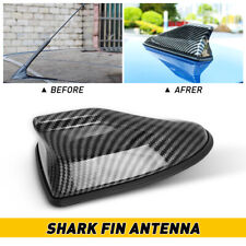1x Carbon Fiber Shark Fin Roof Antenna Radio Amfm Signal Aerial Car Accessories