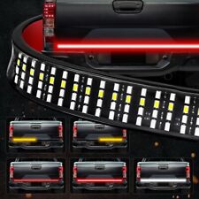 60inch For Chevy Silverado Cab 4 Row 6function Led Strip Rear Tailgate Light Bar