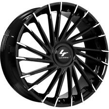 22 Inch 22x9 Lexani Wraith Xl Machined Tips Wheels Rims 5x4.5 5x114.3 15